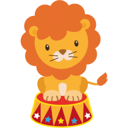 Stickers Bebe Lion Cirque Color Stickers