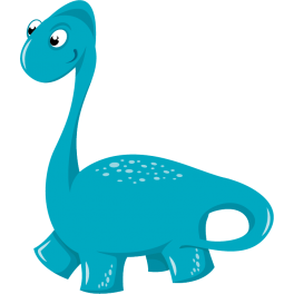 Stickers Dinosaure Bleu Enfant Color Stickers