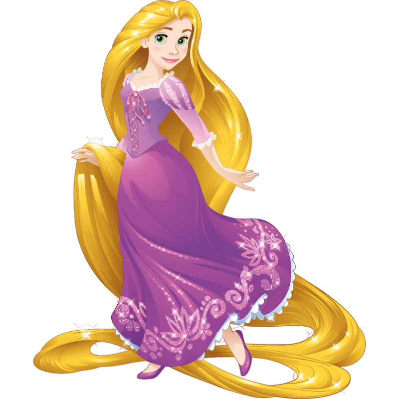 Stickers princesse  Disney Rayponse Color stickers